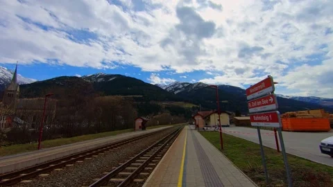 Niedernsill Train2 Video stock 204750862