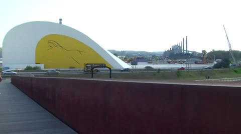 Niemeyer Center Stock Footage 30463593