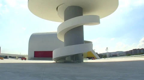 Niemeyer Center Stock Footage 30464193