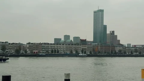 Nieuwe Maas River 2 Video stock 319965295