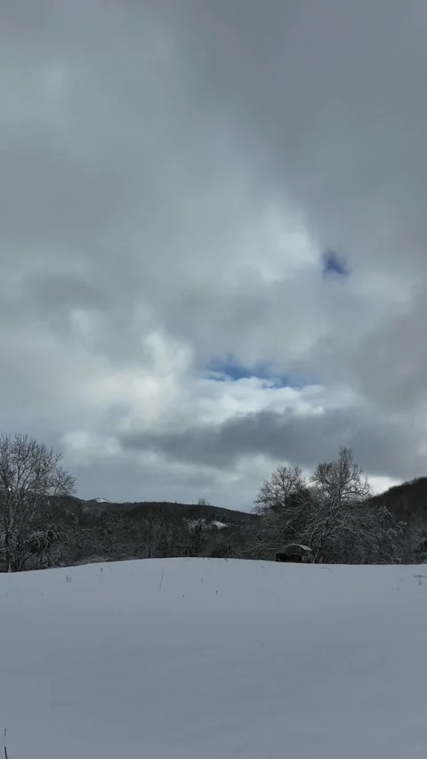 Nieve time lapse Stock Footage 344172055