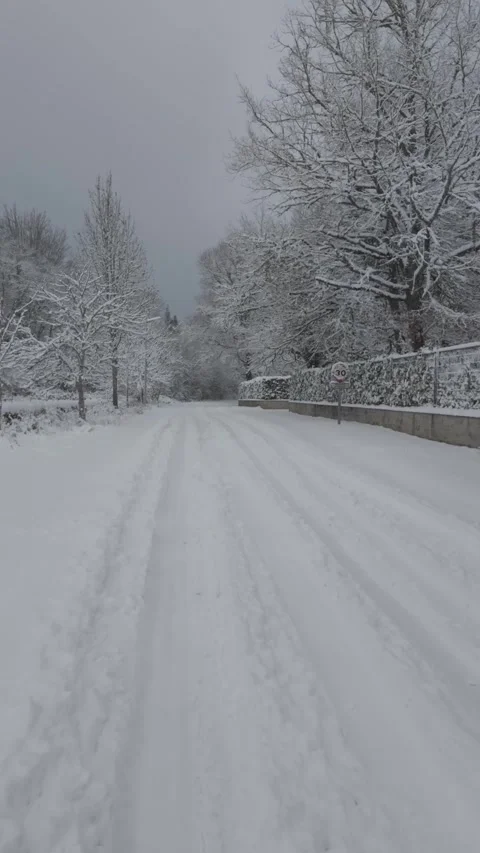 Nieve vertical 1 Stock Footage 344172052
