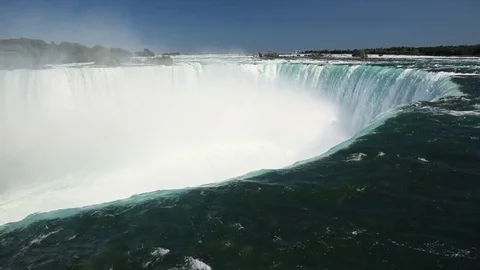 Nigara Falls in the summer Stock Footage 77524860