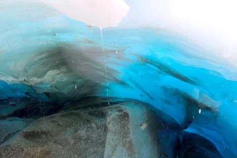 Nigardsbreen glacier close-up Stock Photos