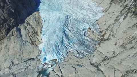 Nigardsbreen glacier in norway Vídeos de archivo 79629617