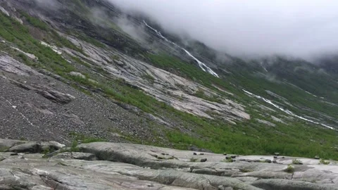 Nigardsbreen glacier in Norway Stock Footage 221089504