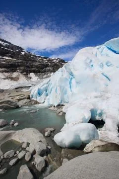 Nigardsbreen glacier, Norway Stock-Fotos