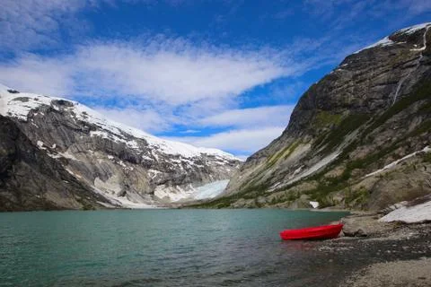 Nigardsbreen glacier, Norway Stock Photos
