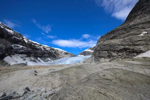 Nigardsbreen glacier, Norway Stock Photos