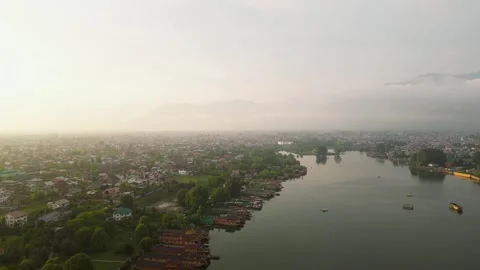 Nigeen lake Stock Footage 314744996