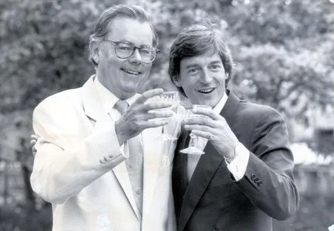 Nigel Havers (left) Actor Son Of Attorney-general Sir Michael Havers With His Ag Foto stock