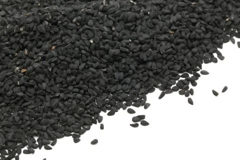 Nigella seeds Stock Photos