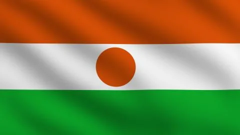 Niger flag Stock Illustration