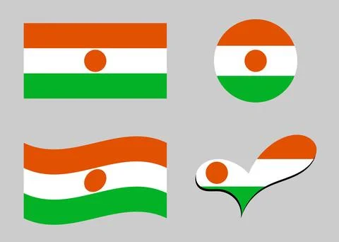 Niger flag Stock Illustration