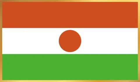 Niger Flag Illustration Stock Illustration