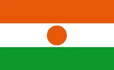 Niger flag vector Stock Illustration