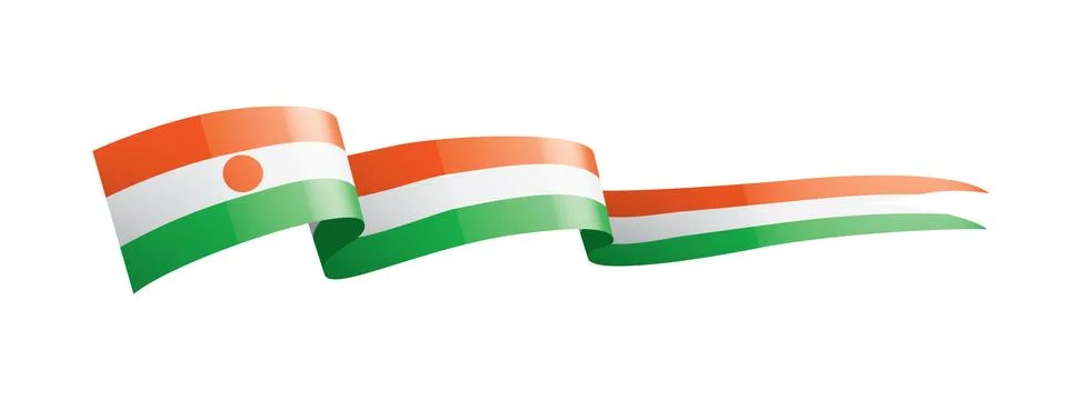 Niger flag, vector illustration on a white background Stock Illustration