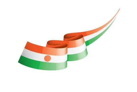 Niger flag, vector illustration on a white background Stock Illustration
