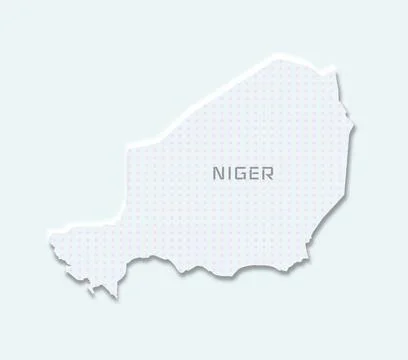 Niger map design Stock Illustration