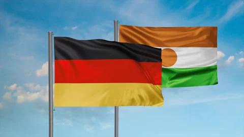 Niger national flag Video stock 245111306