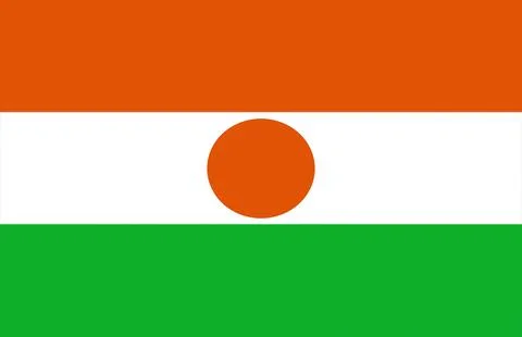 Niger National Flag 스톡 일러스트