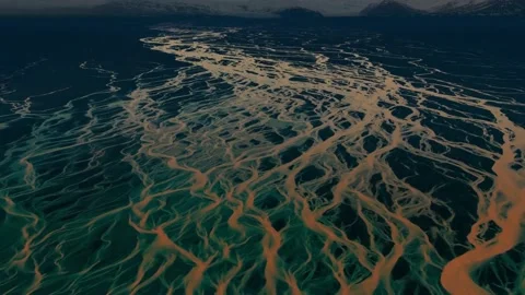 Niger River Delta, Africa’s Largest Delta, Oil-Producing Wetland and Channel Stock-Footage 156068971