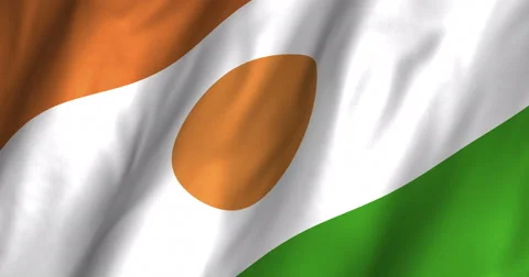 Niger waving flag 4K Stock Footage 51404991