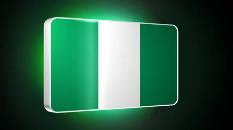Nigeria 3d flag Stock Footage 5055148