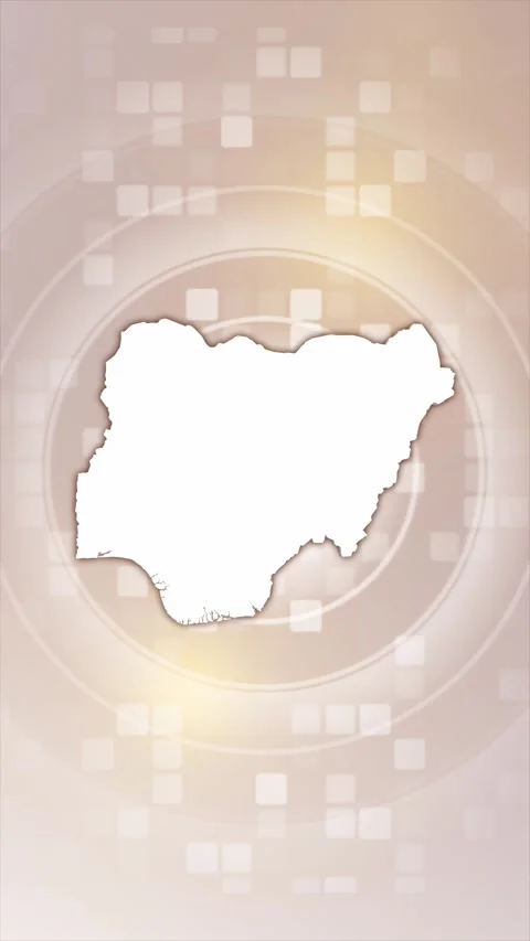 Nigeria Animated Map Stock Footage 275900723