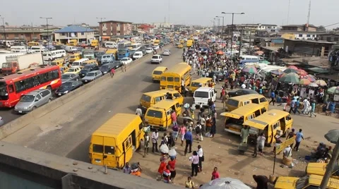 Nigeria buses Stock Footage 66441514