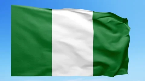 Nigeria Flag Animation – Seamless Loop (4K UHD) Stock Footage 318713112