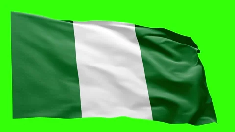 Nigeria Flag Animation – Seamless Loop (4K UHD) Stock Footage 318713114
