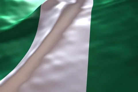 Nigeria flag background 스톡 일러스트