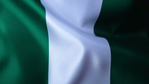 Nigeria Flag Flapping Stock Footage 118965781