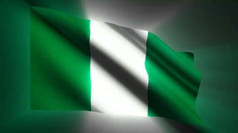 Nigeria Flag Stock Footage 874000