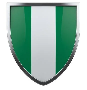 Nigeria flag Stock Illustration