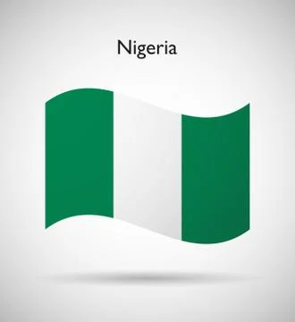 Nigeria flag Stock Illustration