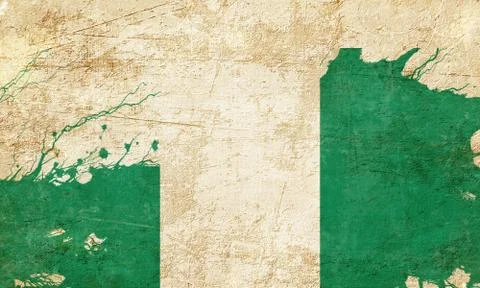 Nigeria flag Stock Illustration