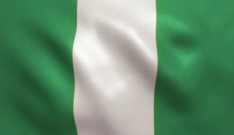 Nigeria Flag Stock Illustration