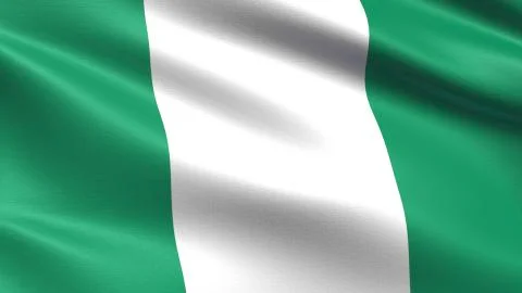 Nigeria Flag Stockillustratie