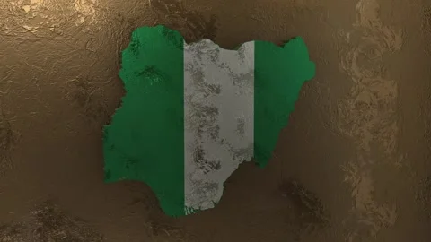 Nigeria Map 库存影片 277925652