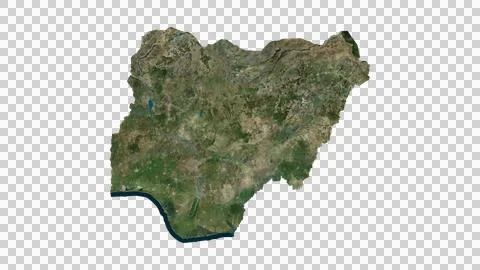 Nigeria Map Stock Illustration