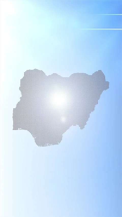 Nigeria Map Opener Stock Footage 276973187