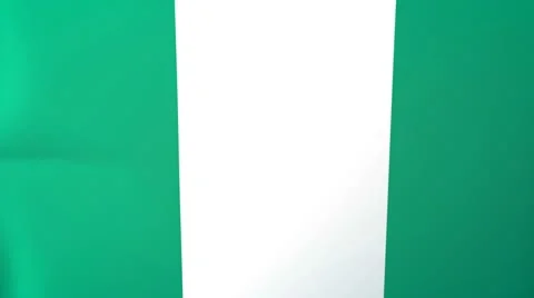 Nigeria Waving Flag Stock Footage 10762274