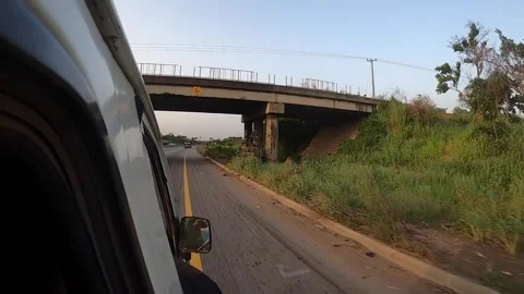 Nigerian highway 002 库存影片 283077751