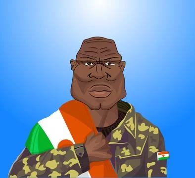 Nigérien soldier Stock Illustration