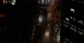 Night Above New York City Traffic Jam Cars Passing Midtown Manhattan Busy Street 4k or 4k+ Resolution