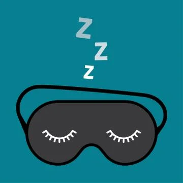 Night accessory to sleep Stock Illustration