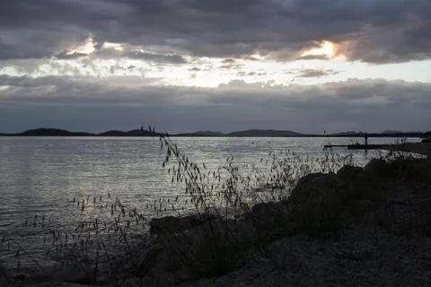 Night on the Adriatic Stock Photos