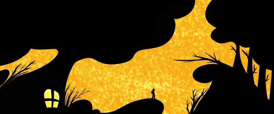 Night Adventures Illustrazione stock